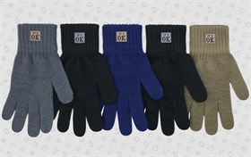 Теплыши перчатки TGm-010 одинарная вязка (р.16/9-10лет) М TGm-010