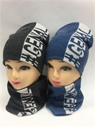 ambra комплект шапка + снуд, двойной рикотаж  (р.54-56) 31514