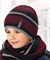 .AJS комплект 38-537 шапка двойная вязка + снуд (р.52-54) ч/з 38-537