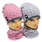 ambra комплект шапка двойной трикотаж + снуд (р.50-54) галочки 31501 - фото 28321