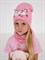 Milli комплект Crazy cat, шапка и снуд из двойного трикотажа (р.48-54) ч/з Crazy cat