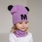 Milli комплект Mikki, шапка+ снуд  двойной трикотаж (р.48-52,52-56) Mikki